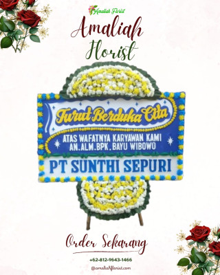Papan Bunga Duka di Pondok Cina